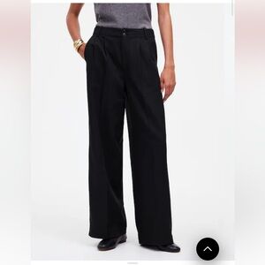 Madewell Harlow Tailor Pant - Black